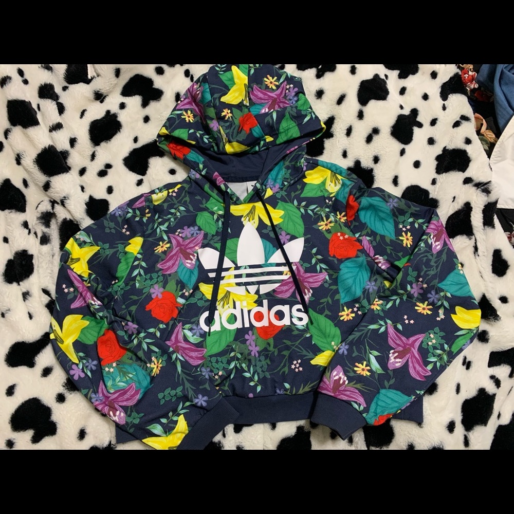Adidas cropped hoodie